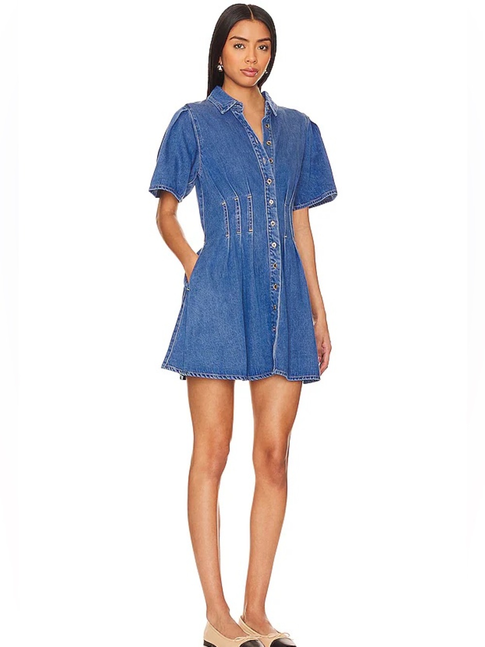 HEARTLOOM Women's Blue Denim Dress
Karia Dress in Denim